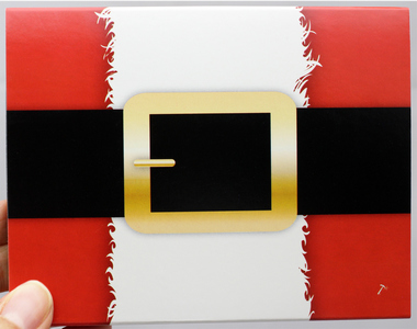 SilverTowne Gift Box with Santa Belly Box Sleeve